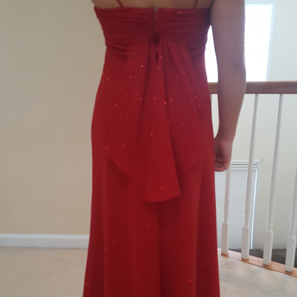 Beautiful red gown
